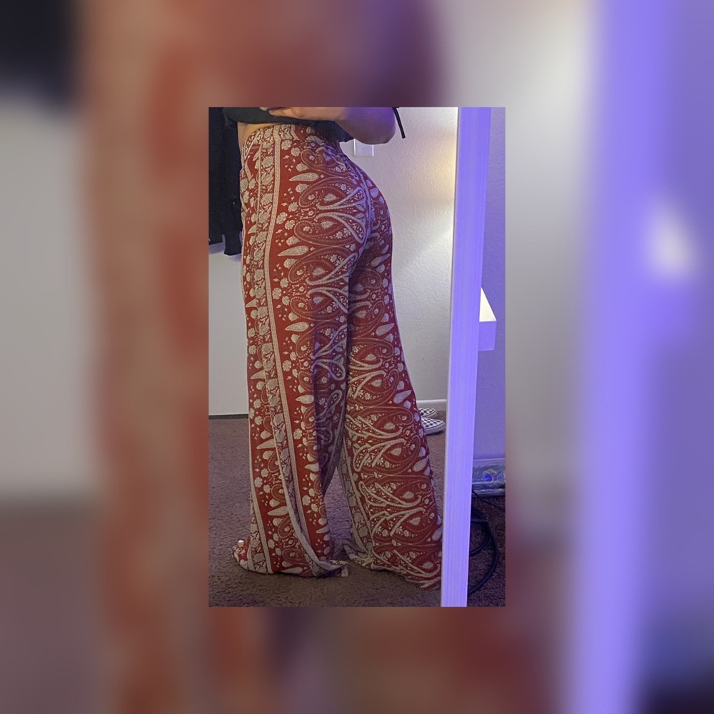 Patterned Summer Trousers - Picture 3 of 3